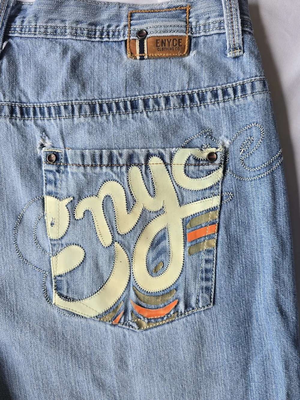 ENYCE Light Blue Denim Me n’s Shorts